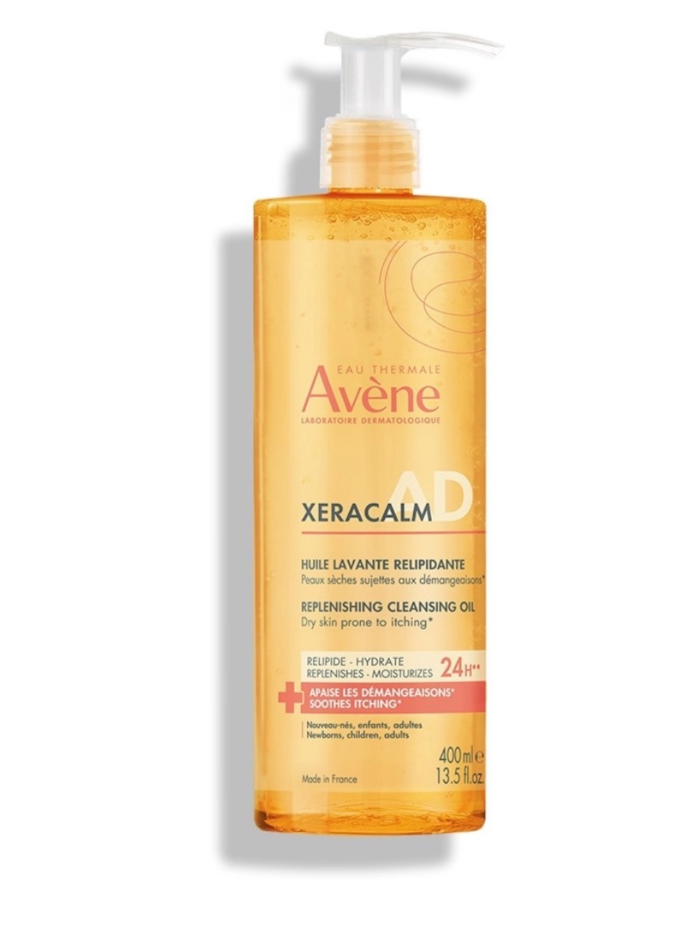 Avene Xeracalm A.D Lipid-Replenishing Cleansing Oil -13.5/400ml